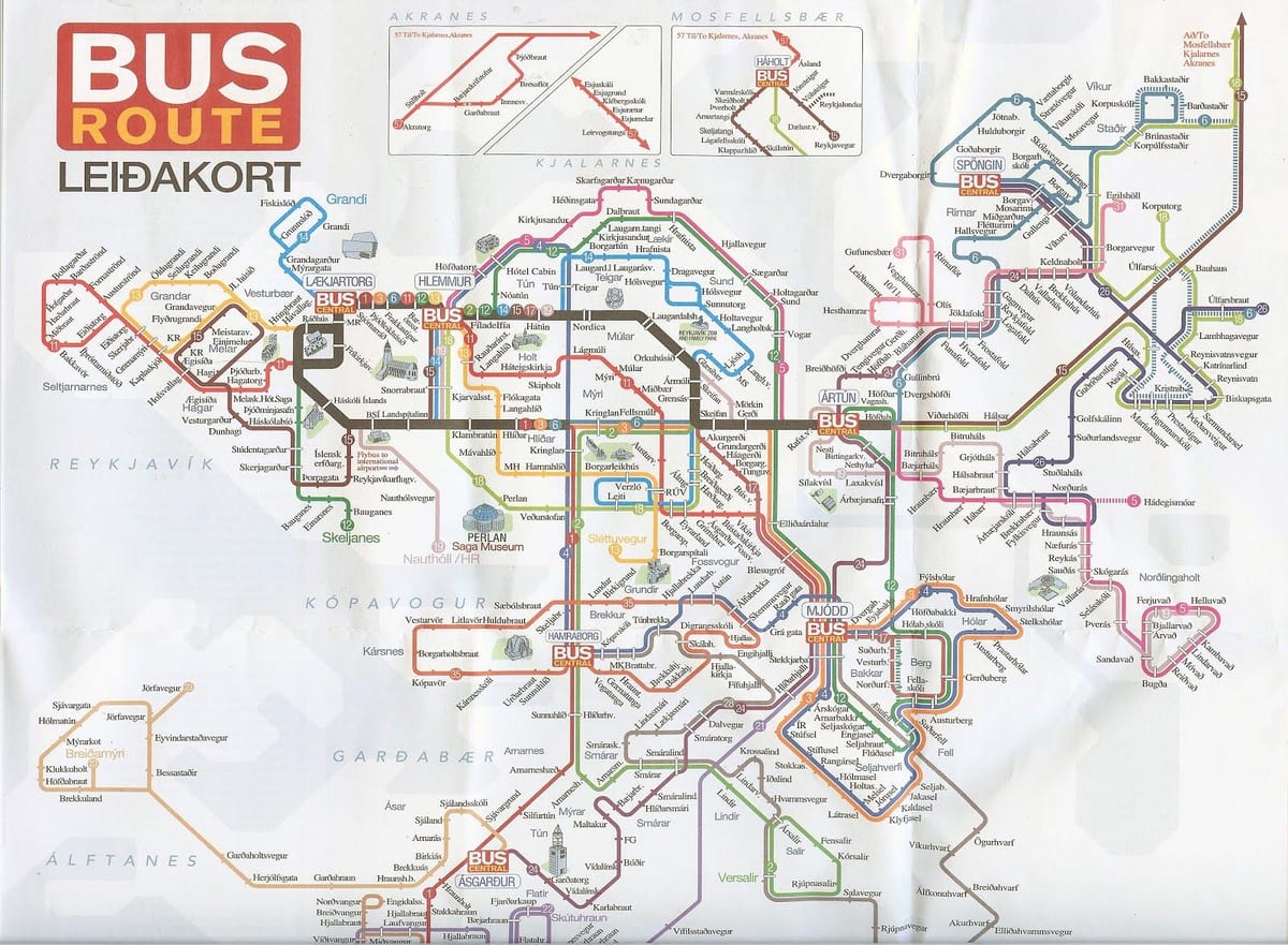 Sevilla harta rutelor de autobuz