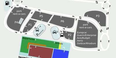 Sevilia aeroport hartă