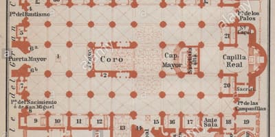 Harta de catedrala din Sevilla