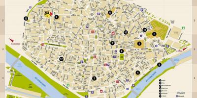 Harta gratuit harta strada din Sevilia, spania