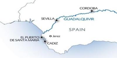 Guadalquivir hartă
