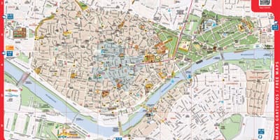 Sevilla pe harta