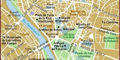 Harta Sevilla cartiere